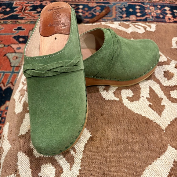 Troentorp Bastad Wooden Suede Clogs size 40 - Picture 2 of 4
